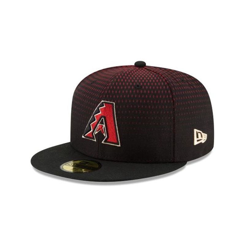 MLB Arizona Diamondbacks Authentic Collection 59Fifty Fitted (JGY6184) - Black New Era Caps